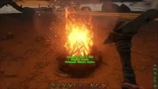 How to make cooked meat out of raw meat - ARK: Survival Evolved