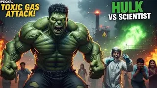 Hulk's EPIC Rescue Mission in Factory Explosion!Hulk Powerful Fight Scene |Hulk vs Evil Scientist