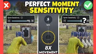 PERFECT MOMENT SENSITIVITY Settings for PUBG &ndash; 8X Movement Tips Like a Pro ☠️🔥 #video