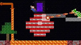 Mario Minecraft Maze Mayhem