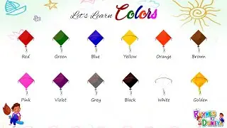 Fun & Easy: Learn Color Names for Kids with Fun Cartoons! Color Adventure! Learn Colors with Songs