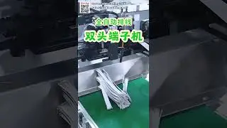 Double Head Ribbon Cable Terminal Crimping Machine Automatic Wire Processing Production Line