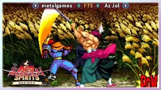 [Arcade] Samurai Shodown II metalgames VS Az Jol #retro #snk #SAMSHO2 #武士魂2 #サムライスピリッツ2