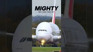 Emirates A380 560-tonne wet takeoff