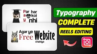 Typography Reels Editing In Inshot | Typography Reels Video Editing In Inshot App | Inshot Tutorial
