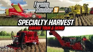FARMING SIMULATOR 19 - SPECIALTY HARVEST OVERVIEW | NEW CROPS AND ROOT CROPS