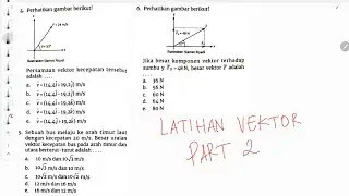 Asesmen 2 Vektor menghitung komponen vektor pada sumbu x dan y