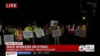 VIDEO: 45K port workers across the East Coast go on strike as of Tuesday