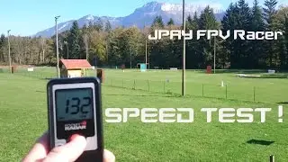High powered quadcopter racer Speed Test