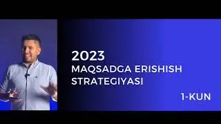 Maqsadga erishish strategiyasi.1 Kun.Davron Turdiyev#treninglar#kurslar#osmondagibolalar#bilim#ilim