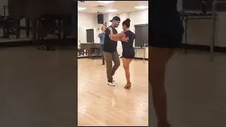 Salsa on1 beginner level. Simple and smooth! #salsa #dance #salsanight #latindance #students #demo