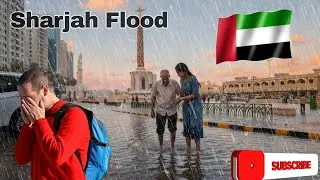 Sharjah Flood 🇦🇪 After Rainfall #youtube #minivlog #rainfall #floods #uae #vlog #explore #update 