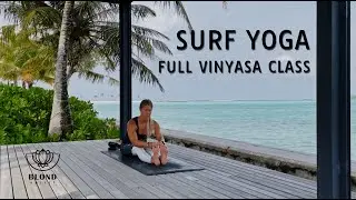 Blond Spirit. SURF YOGA: full 50min. class of Pranayama and Asana