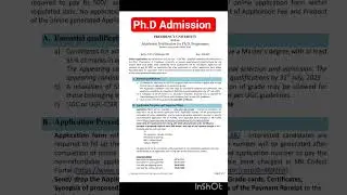 presidency University kolkata Ph.D admission 2025