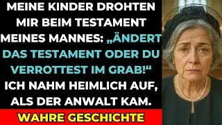 „Ändere das Testament – oder wir holen Papa aus dem Grab!“ Meine Kinder bedrohen mich brutal