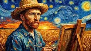 Visual Poems | Van Gogh &mdash; A Journey from Dawn to Starry Night [Art Film] | 4K