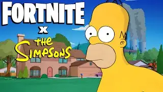 Fortnite: Battle Royale | The Simpsons Mini-Season gameplay [As Tighty Whities Homer]