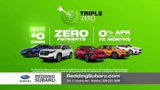 Redding Subaru's Triple Zero Sales Event