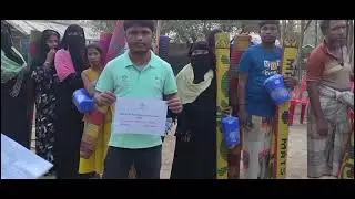 Fire in camp 24 - Youths for Rohingya Development distribute Emergency Kits