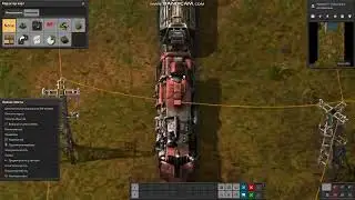 Factorio Поезд Разгон Скорость!