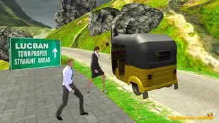 Lucban Tuk Tuk Rickshaw Driving - City Mountain Auto Driver - Android iOs GamePlay