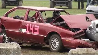 Wallacetown Fair Demolition Derby 2015 | Heat 4 (6cyl)