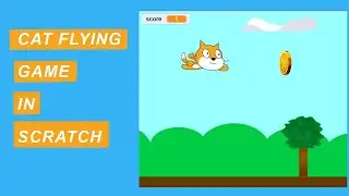 How to make a cat flying game in scratch