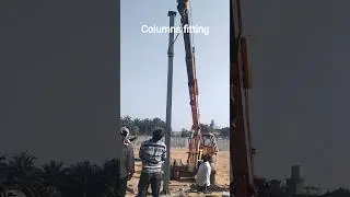 కాలమ్స్ ఫిట్టింగ్#columns fitting #welding life #star fabrication work #Telugu shorts