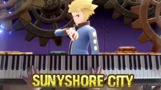 ☀️ Pokémon Brilliant Diamond and Shining Pearl - Sunyshore City (Day) on Piano