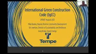 International Green Construction Code Public Meeting