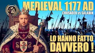 LO HANNO FATTO DAVVERO ! LA LEGA LOMBARDA 🐍 Medieval 1177 Crusader VS Saladin | Total War Rome 2 Mod