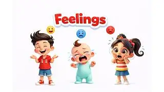 👨&zwj;👩&zwj;👧&zwj;👦 Family FEELINGS | Basic Emotions & Family Vocabulary | Easy English Lesson