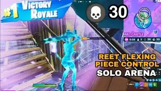 Reet Mechanical and Peice Control Master Destroys Everyone in Solo Arena And Drops 30 Bomb Fortnite