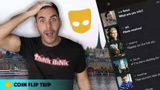 Using Grindr to find FREE ACCOMMODATION (Straight) - Coin Flip Trip