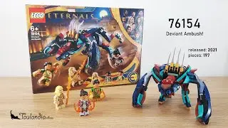 LEGO Marvel 76154: Deviant Ambush! (2021) - Unboxing and speed building