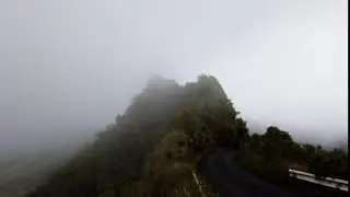 Kaala Road Peak Orographic Fog Timelapse