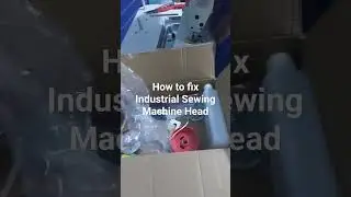 How to set up an industrial Straight Sewing Machine Head for use - Two Lion TL8500