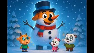 Giant Snowman Appears at Night as Labrado and Friends Freeze in Shock ❄️⛄😲 | Funny Dun Labrado Story