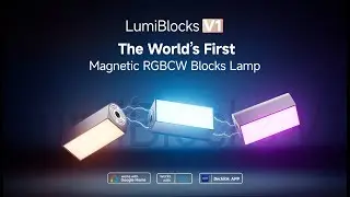 DeckTok LumiBlocks V1：The World's First Magnetic RGBCW Blocks Lamp