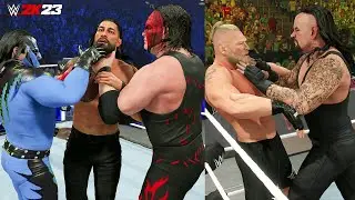 Undertaker Brings Kane and Blue Kane Vs Team Khatru In WWE 2K23