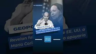 🤯Mar&iacute;a Corina, &iquest;sin el respaldo de Estados Unidos? 🔥 #politicaspublicasenlinea