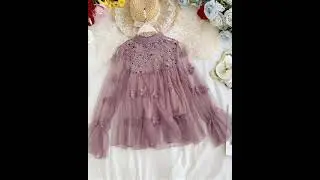 New lace top design / latest lace tops designs 2201