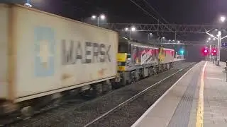 4M58 1540 London Gateway to&nbsp;Trafford Park - 90045 and 90039 pass through Stafford P5 