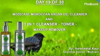 Day 19 | Modicare Moroccan Argon Oil Cleanser l 3in1 Cleanser Toner Makeup Remover | 8360703646