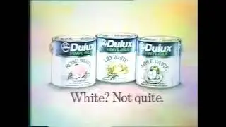 Dulux Paints old ad