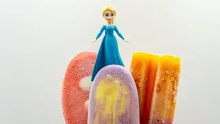 Princess Melting Time-Lapse with 3 Popular Ice Creams