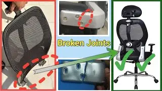 Repair broken office L Patta spare parts | Savya, Apollo, Green Soul office Chair back support?