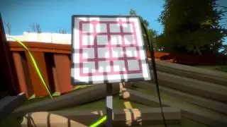 The Witness - Logging Area: #5 & #6 Panel Shadow Line Puzzle (Tree Branch Shadows) Gameplay PS4