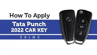 How to Apply Tata Punch Car Key Skins | Capes