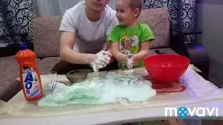 #Играем в юных #химиков- #делаем #зубную #пасту для #слона)))#опыт практически получился)))